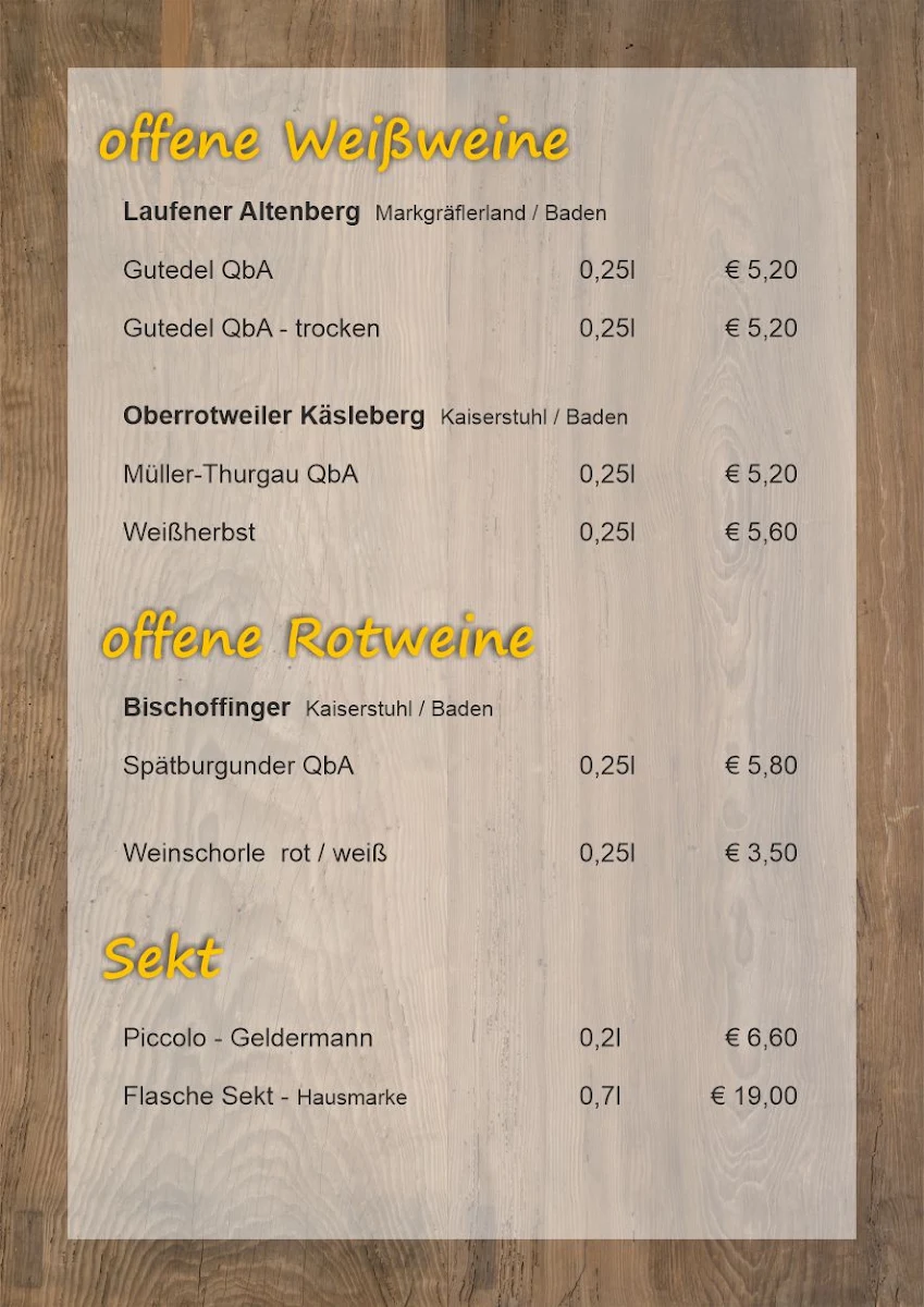 Speisekarte photo 7