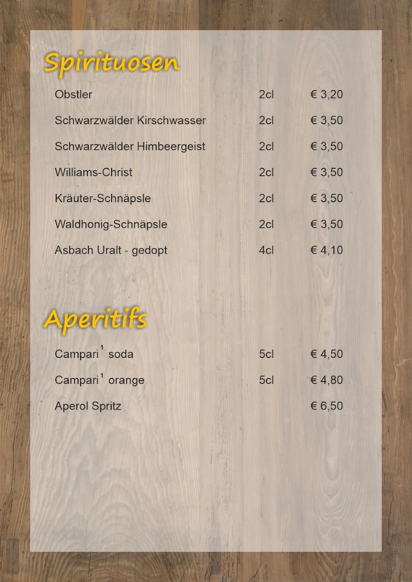 Speisekarte photo 9