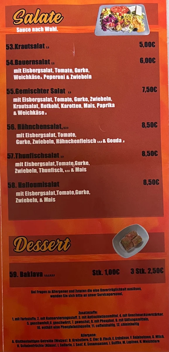 Speisekarte photo 3