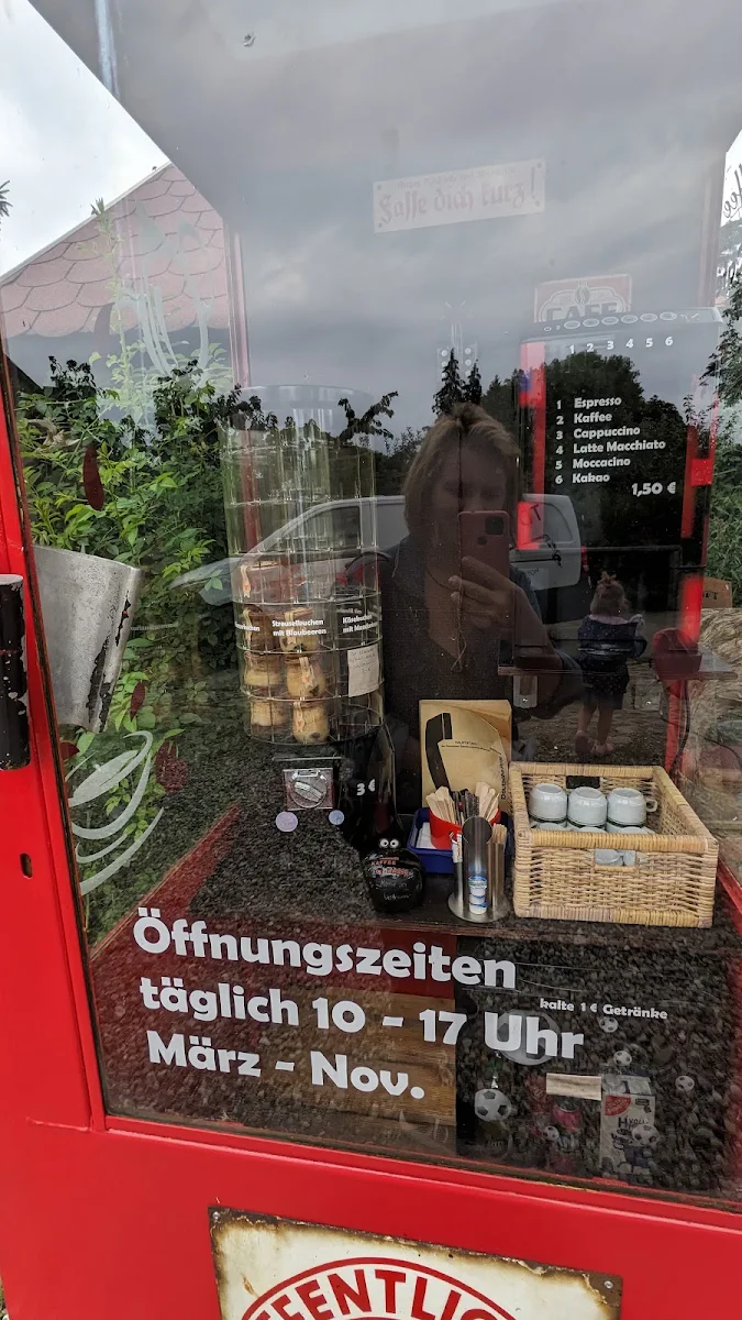 Speisekarte, 1 m² Café