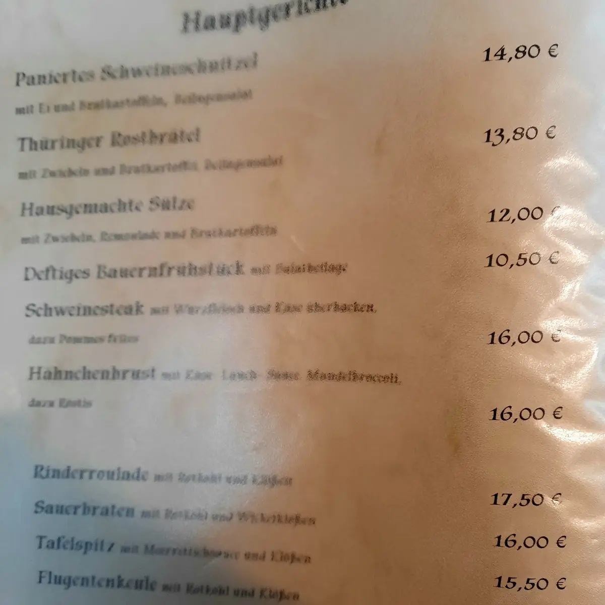 Speisekarte photo 3