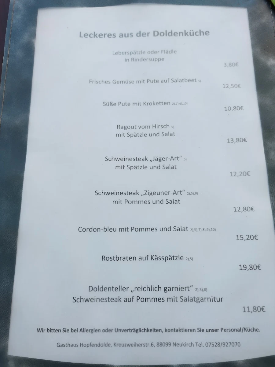Speisekarte photo 4