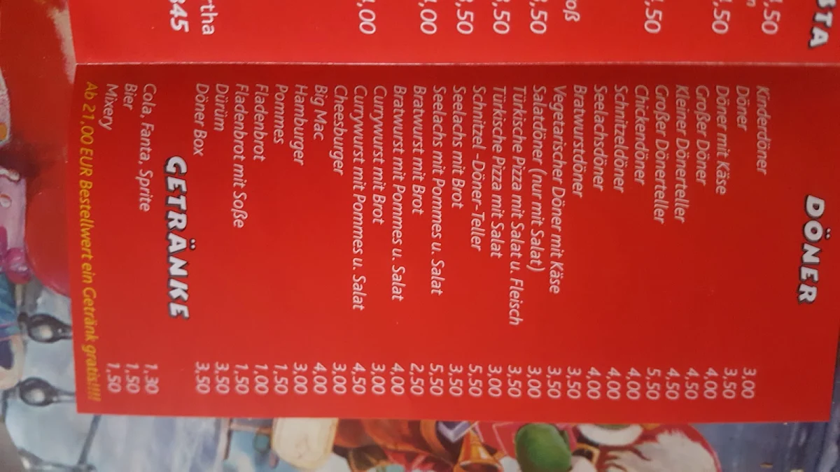 Speisekarte photo 2