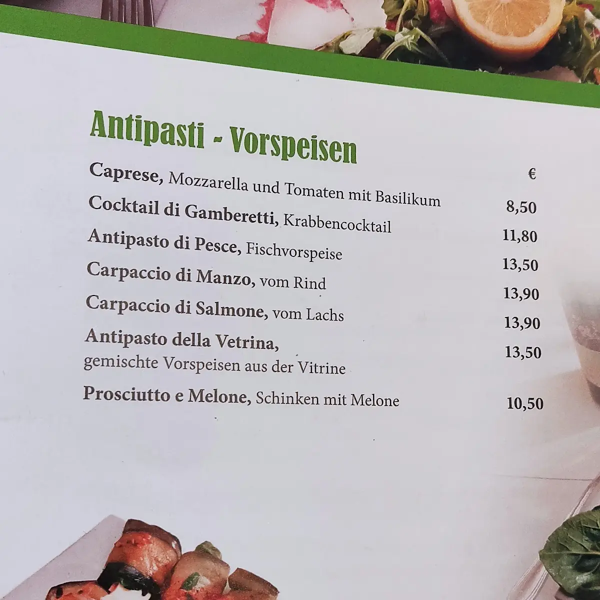 Speisekarte photo 6