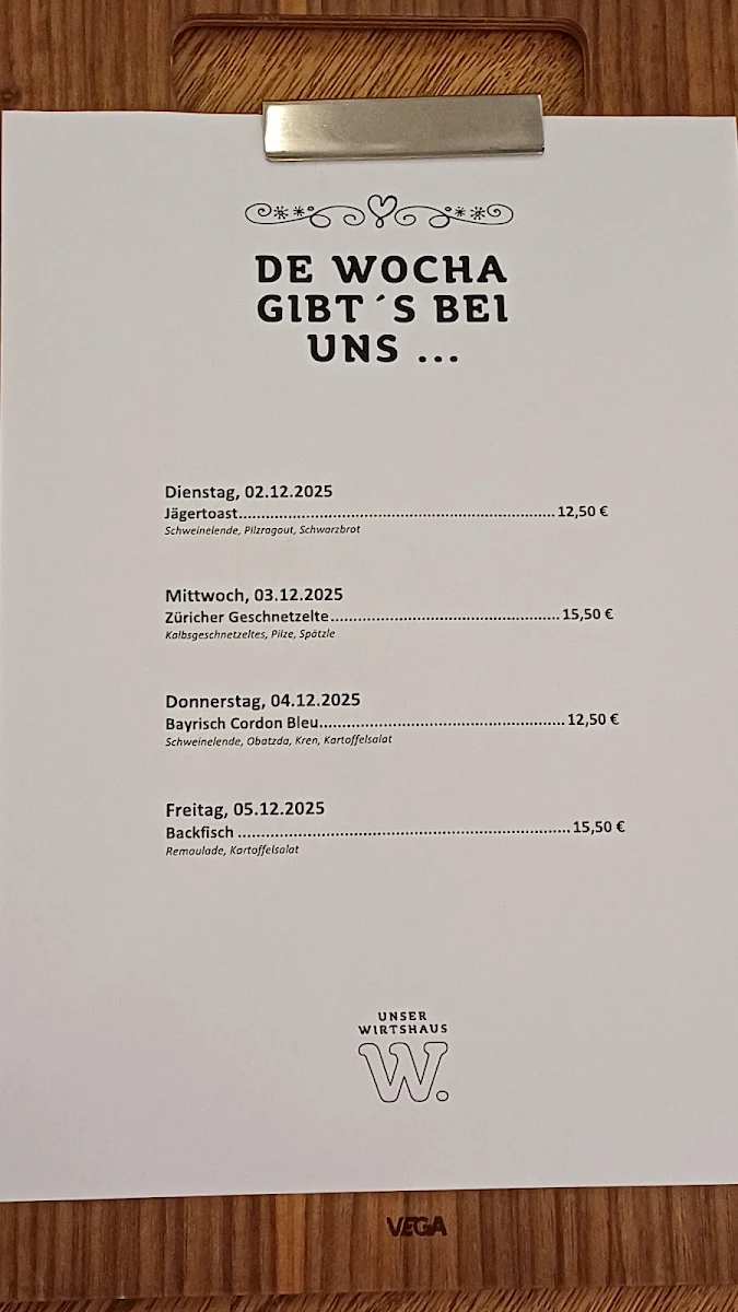 Speisekarte photo 1