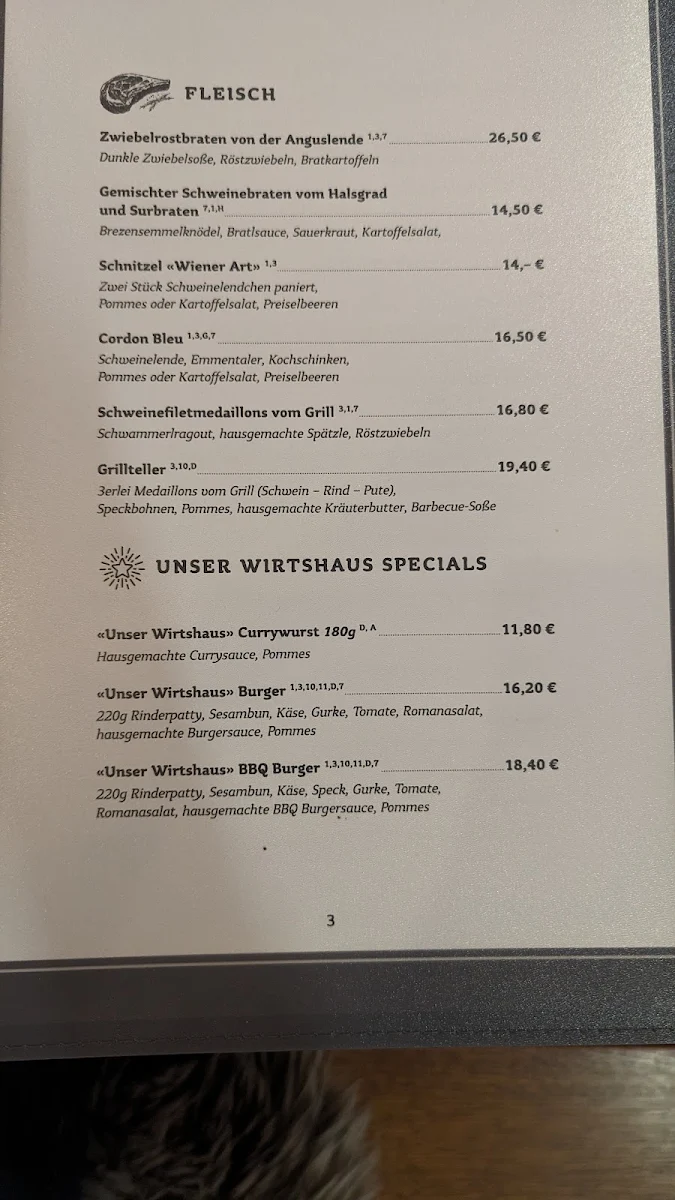 Speisekarte photo 2