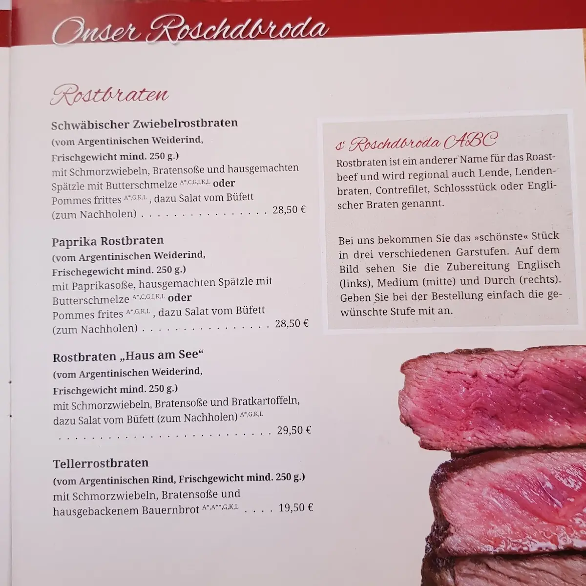 Speisekarte photo 6