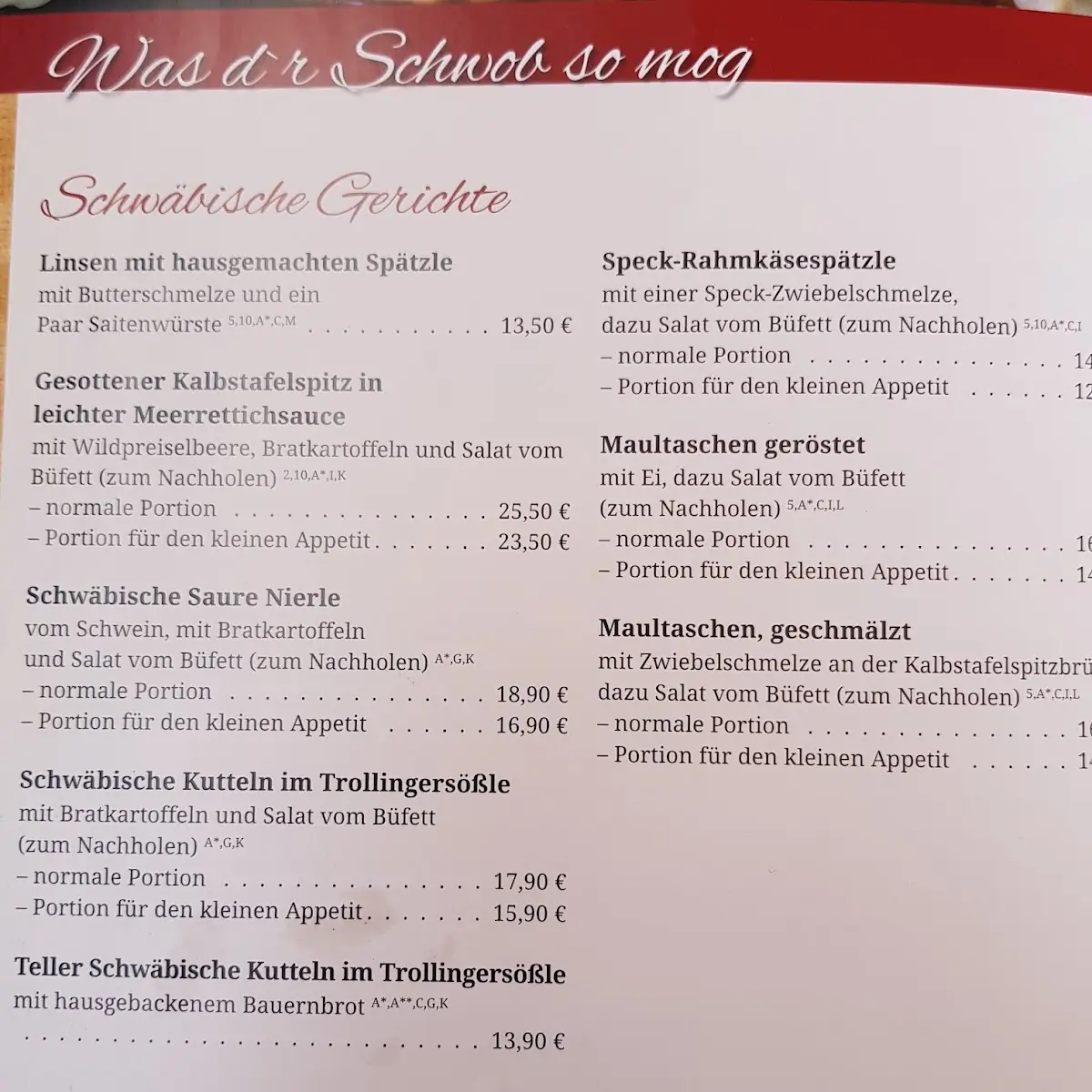 Speisekarte photo 7