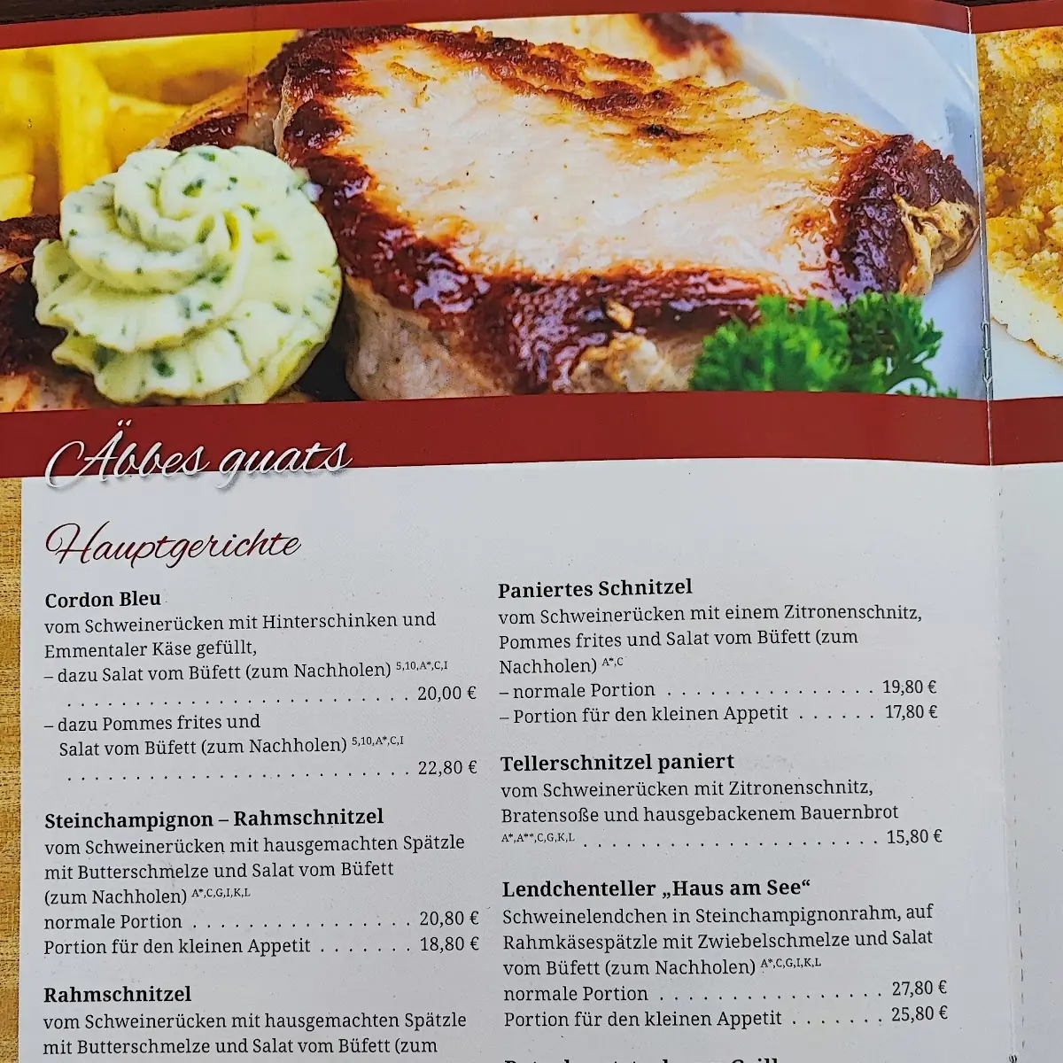 Speisekarte photo 8
