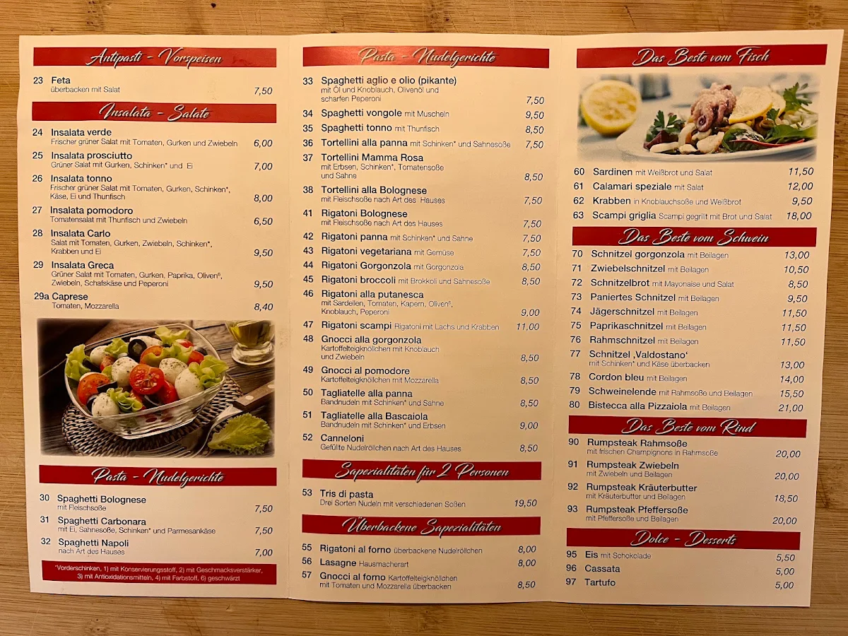 Speisekarte photo 1