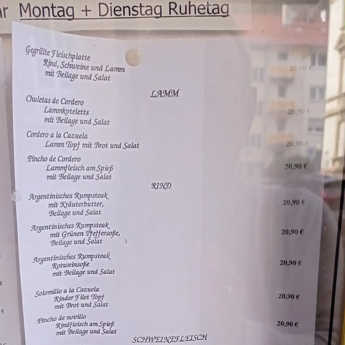 Speisekarte photo 2