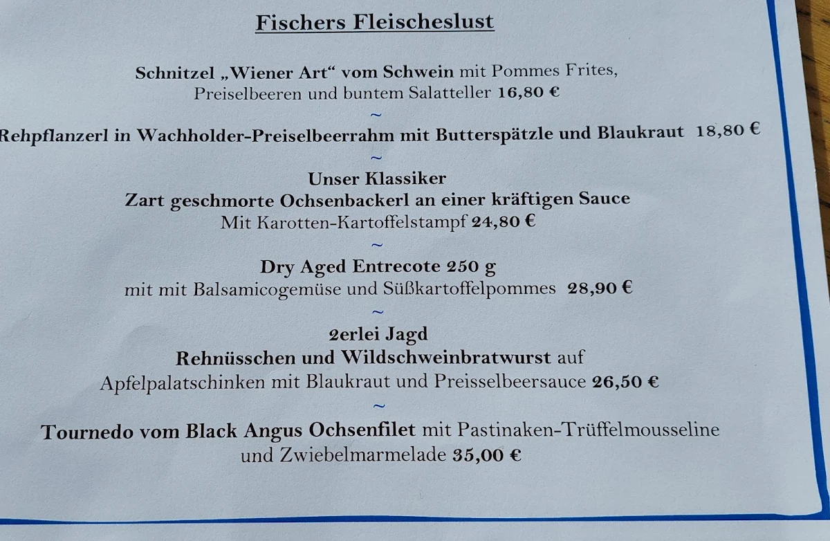Speisekarte photo 2