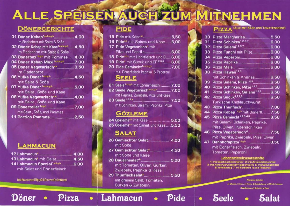 Speisekarte photo 5