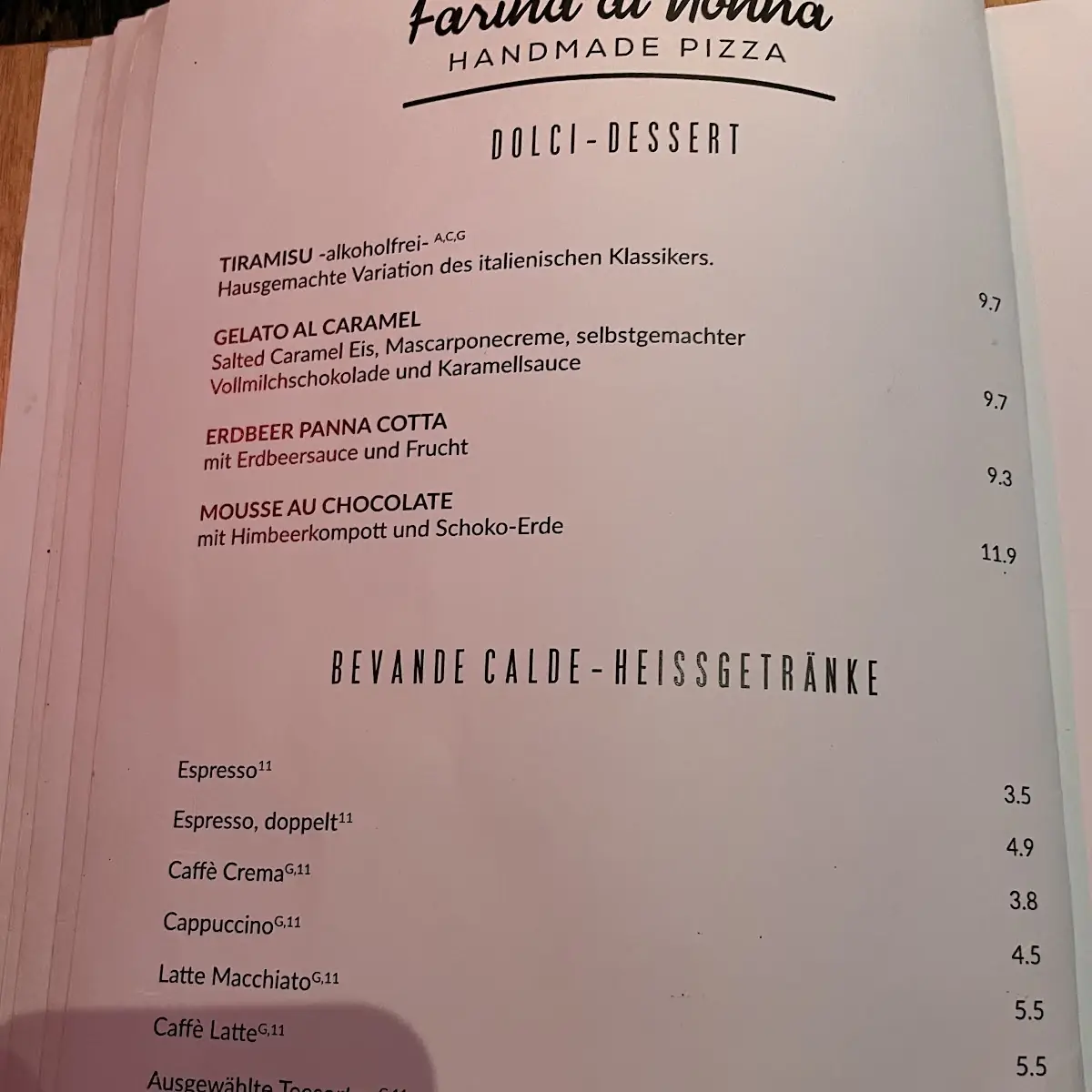 Speisekarte photo 6