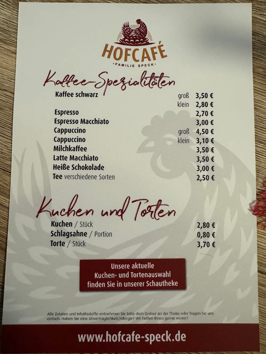 Speisekarte photo 2