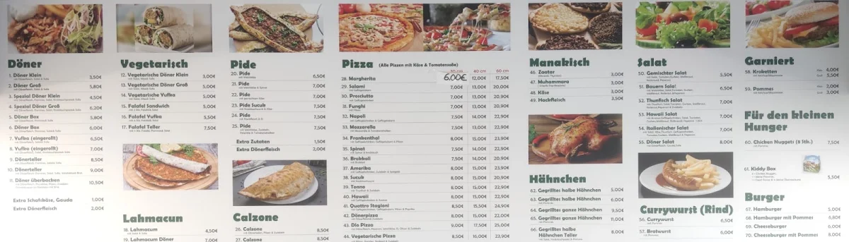 Speisekarte photo 3