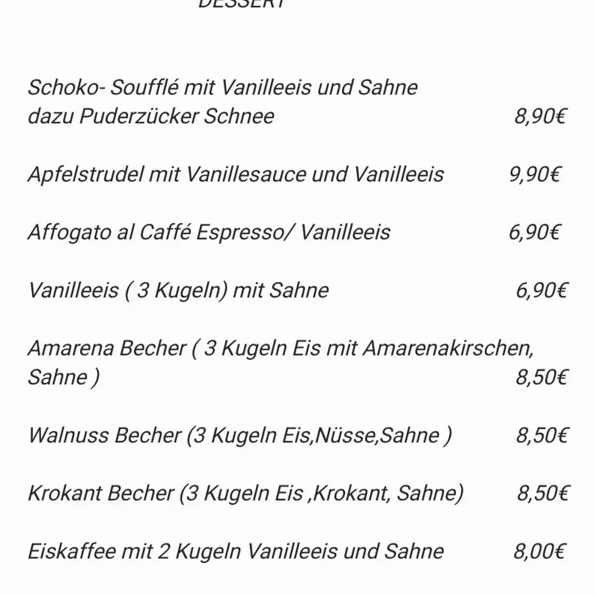 Speisekarte photo 6