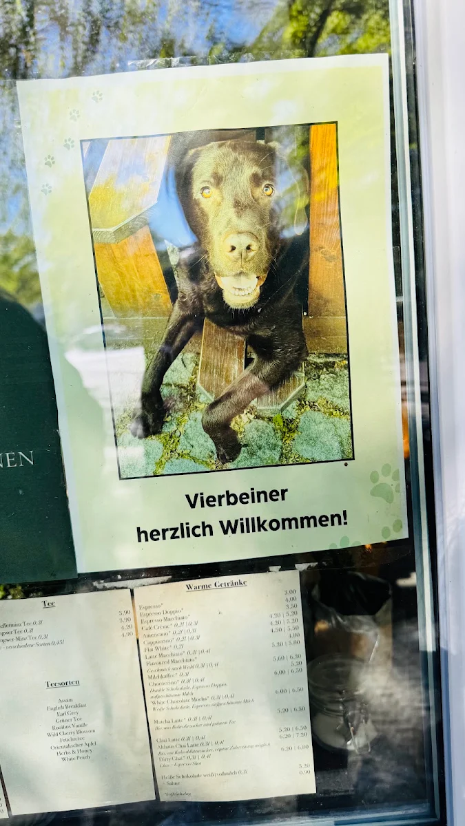 Speisekarte, Fachwerk Café