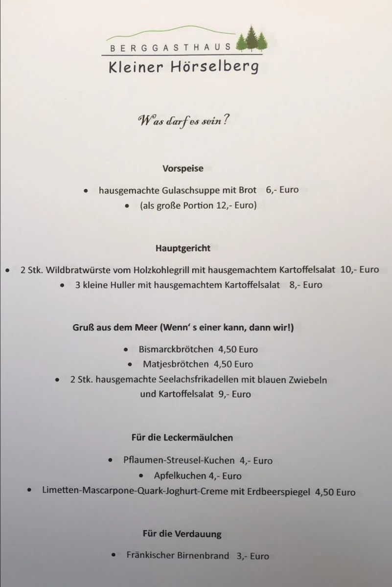 Speisekarte photo 1