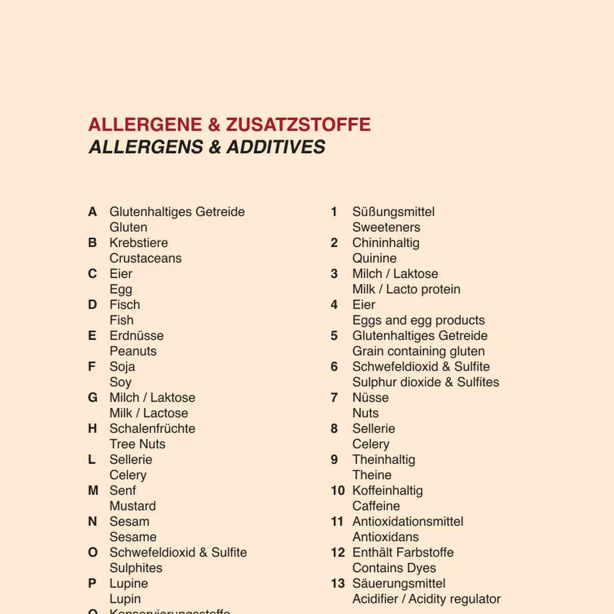 Speisekarte photo 6