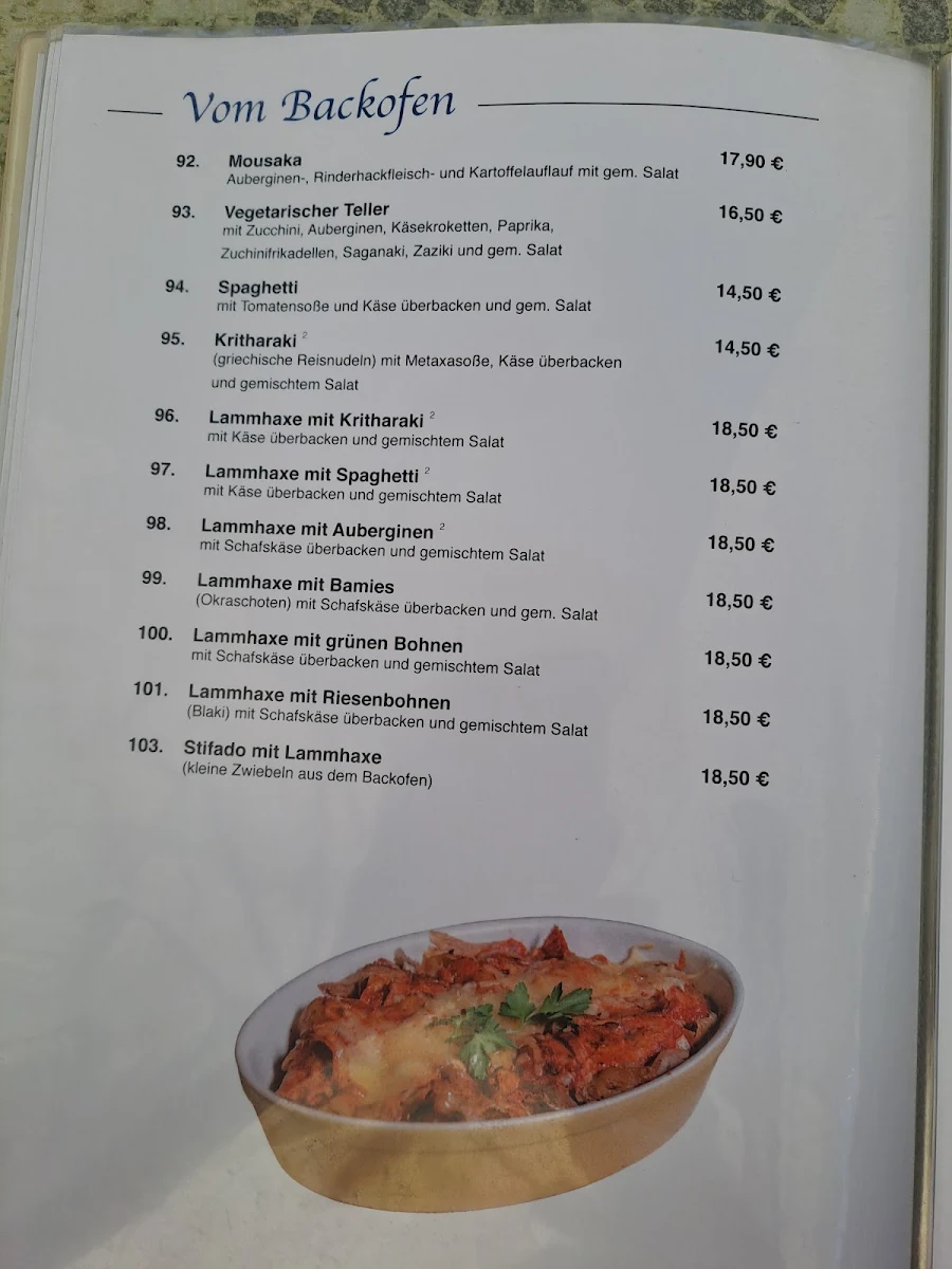 Speisekarte photo 3