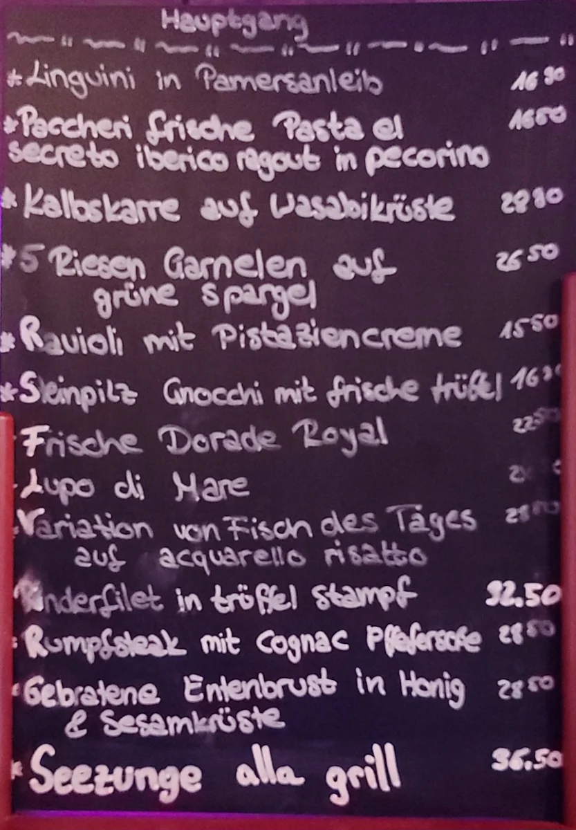 Speisekarte photo 2