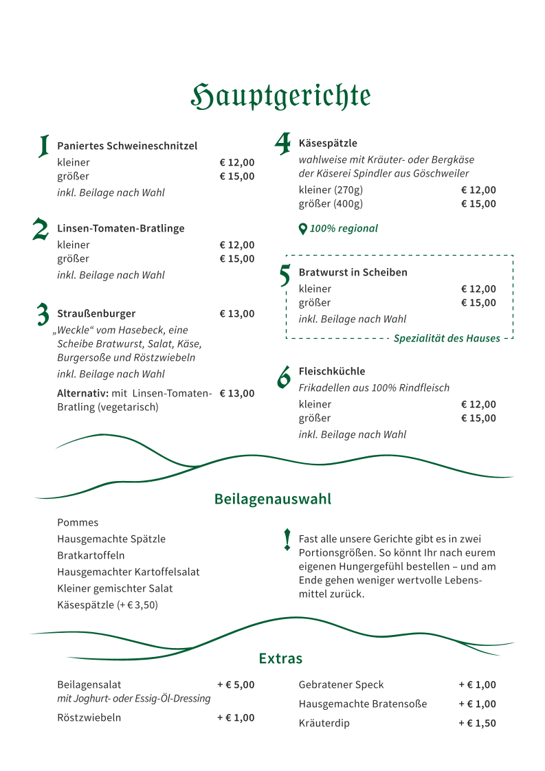 Speisekarte photo 2