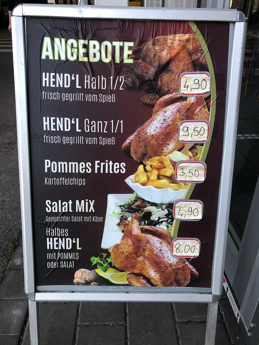 Speisekarte, Sadak Imbiss