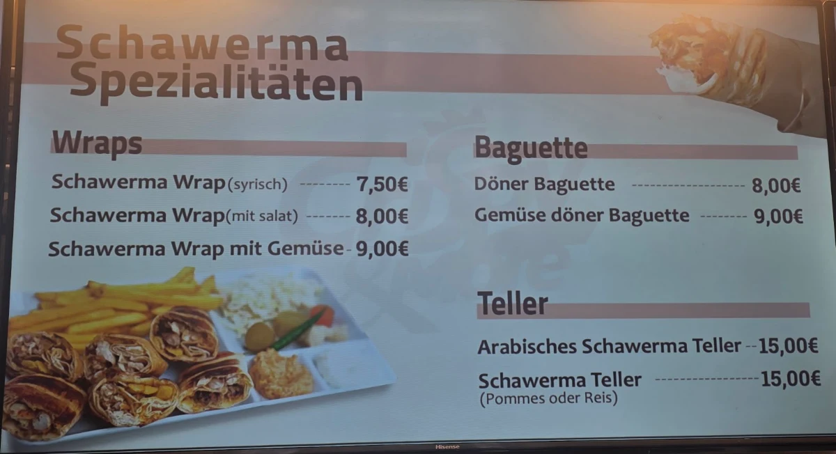 Speisekarte, Crispy & More