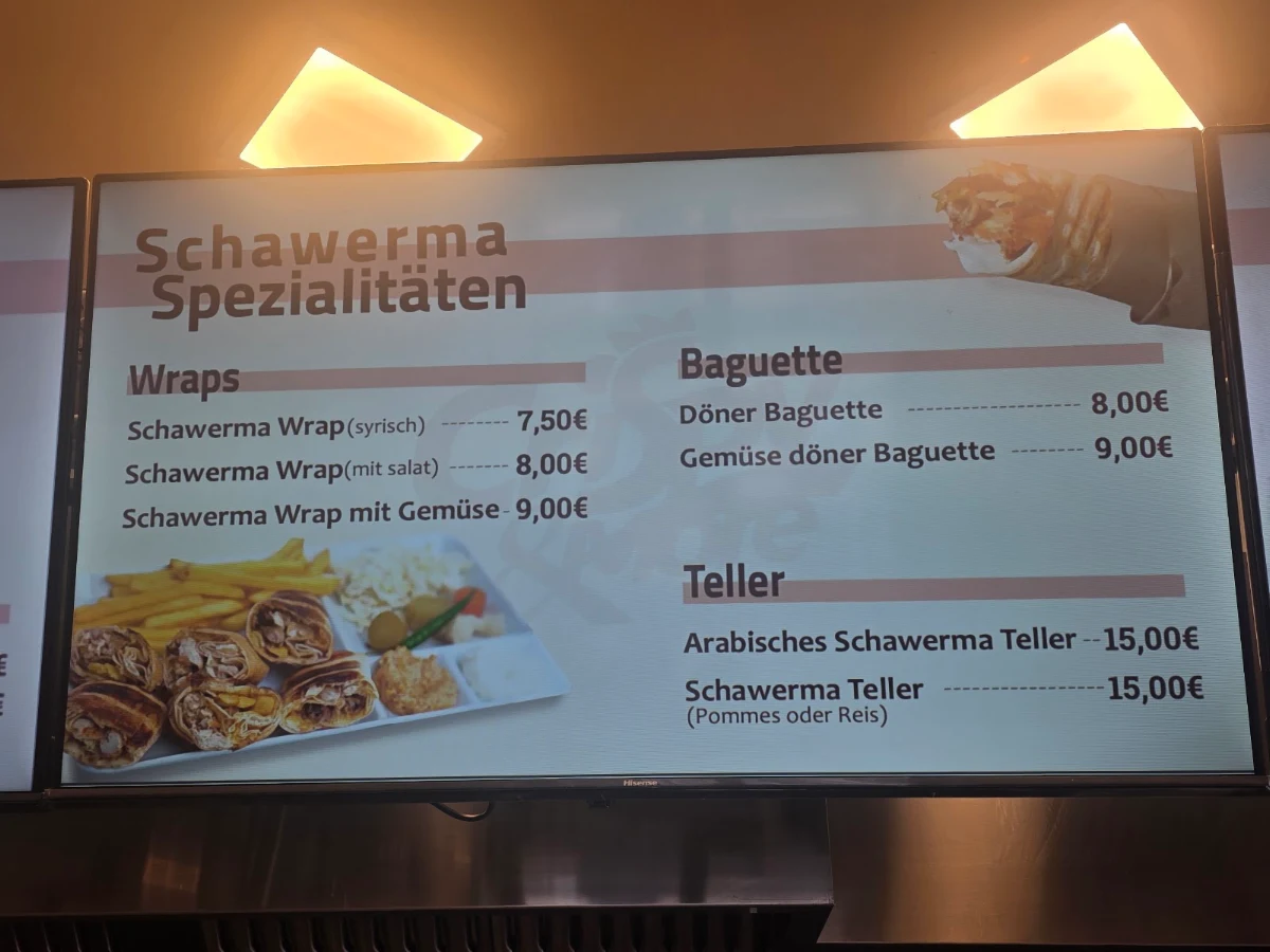 Speisekarte, Crispy & More