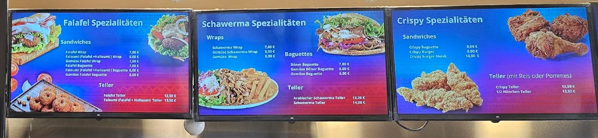 Speisekarte, Crispy & More