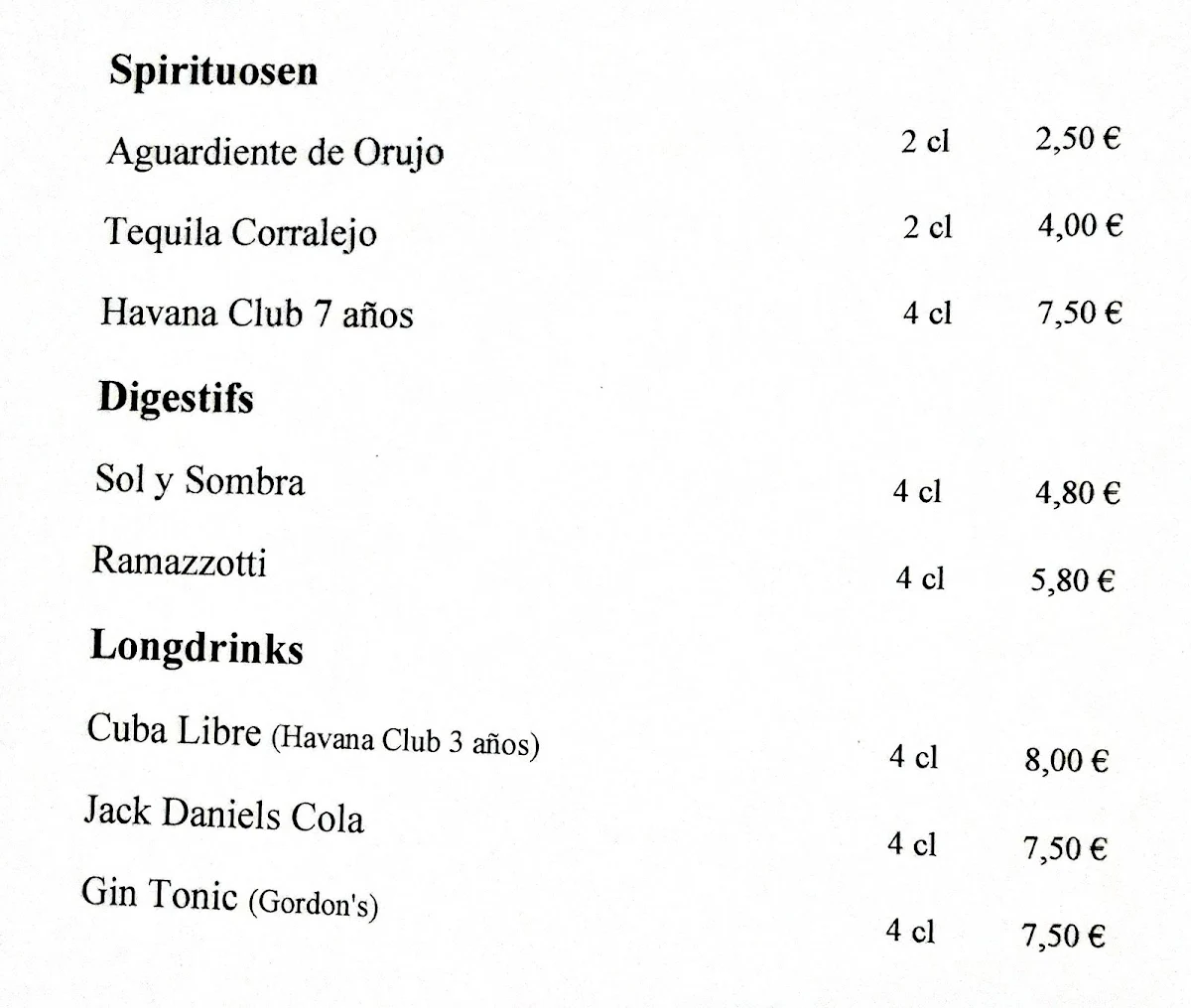 Speisekarte photo 8