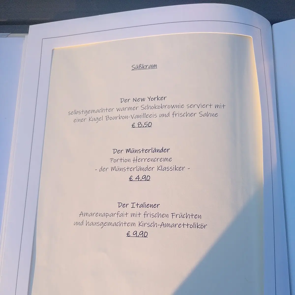 Speisekarte photo 1