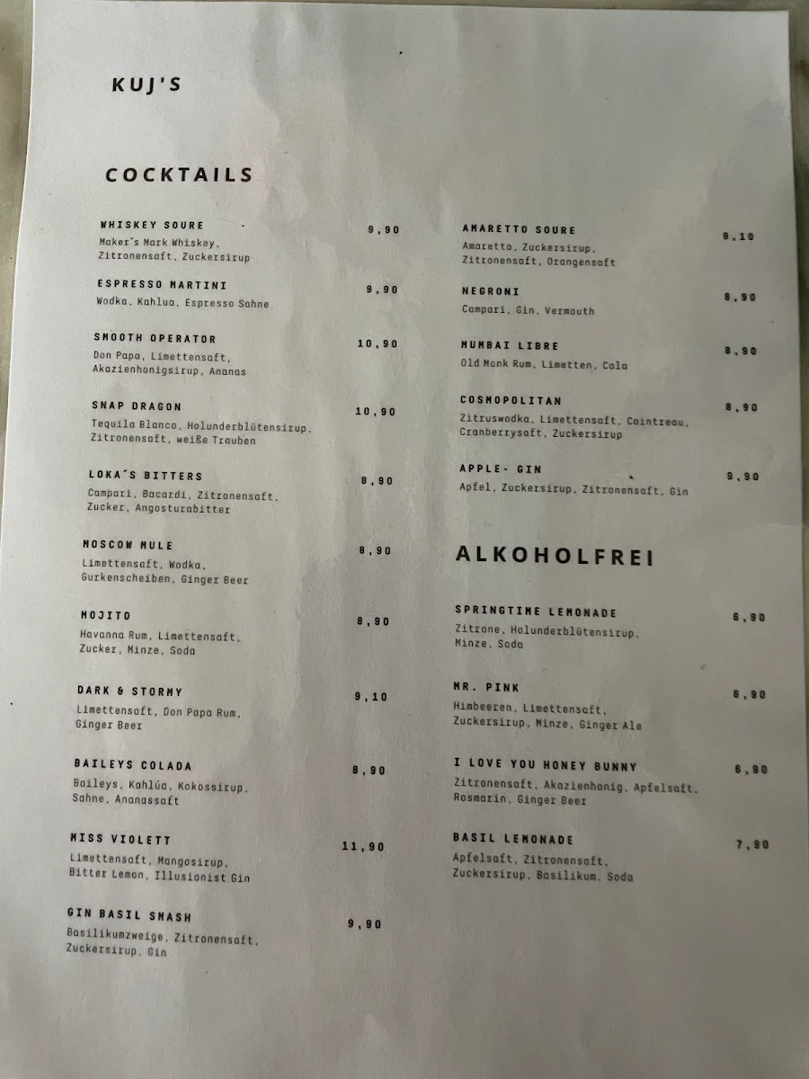 Speisekarte photo 1