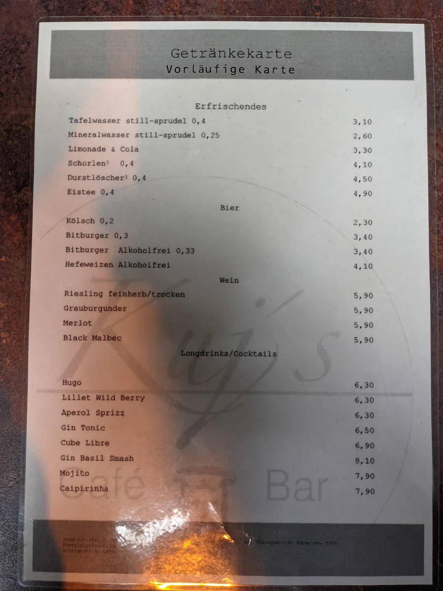Speisekarte photo 3
