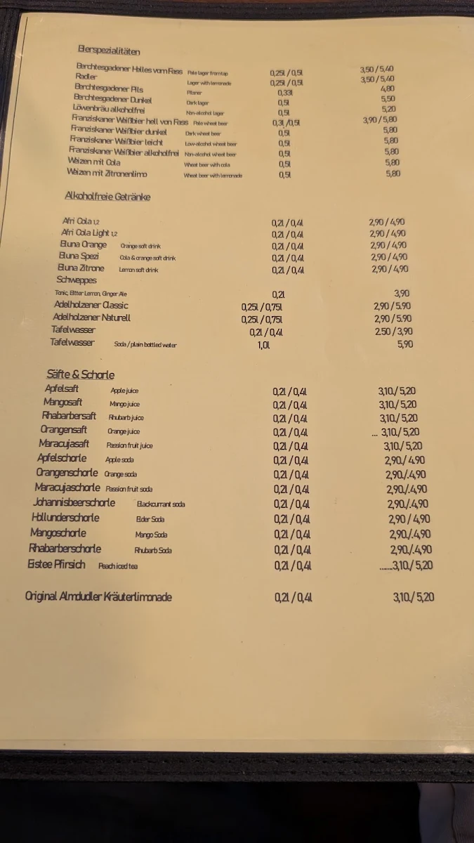 Speisekarte photo 2