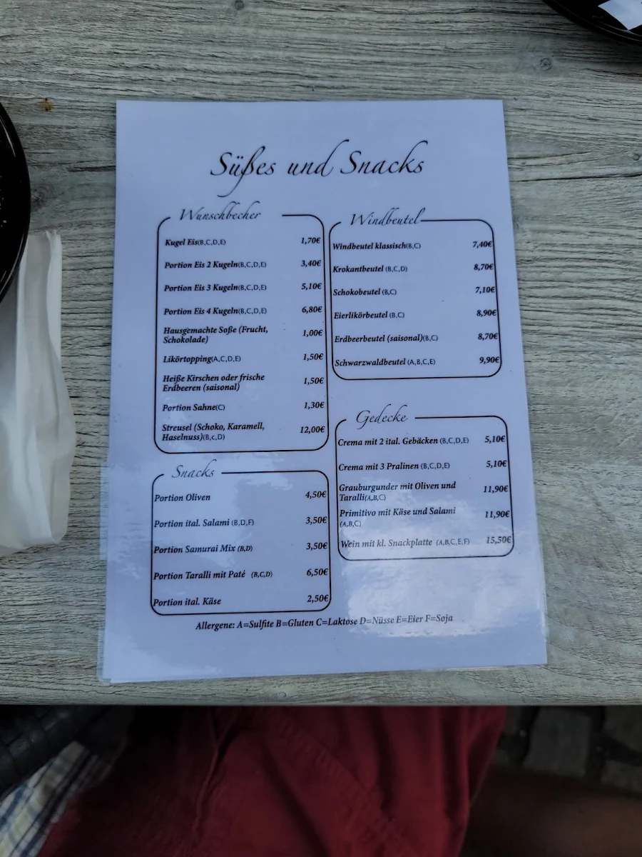 Speisekarte photo 1
