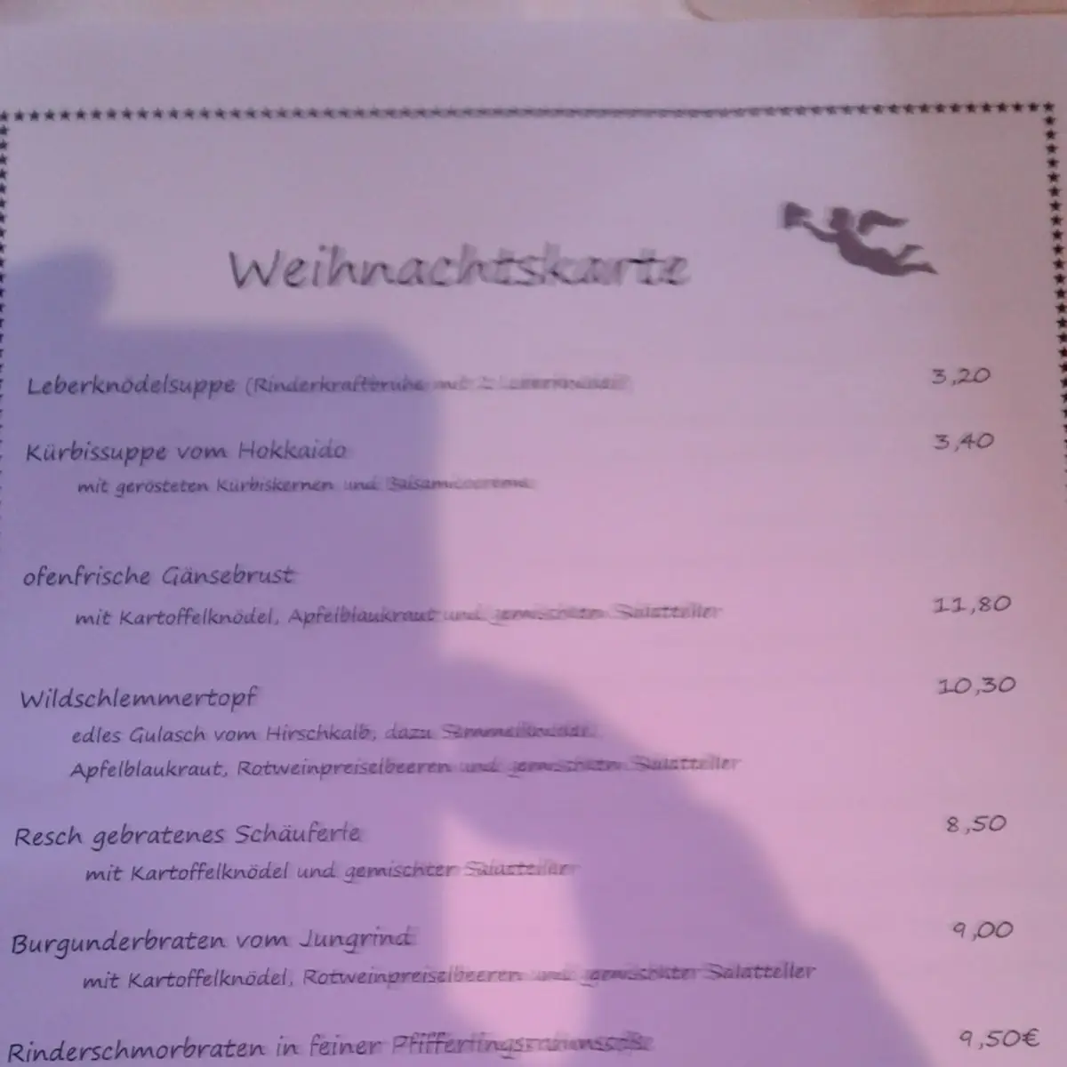Speisekarte photo 3