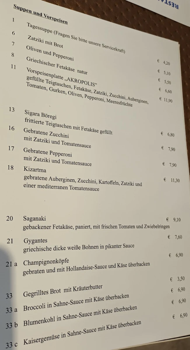 Speisekarte photo 6