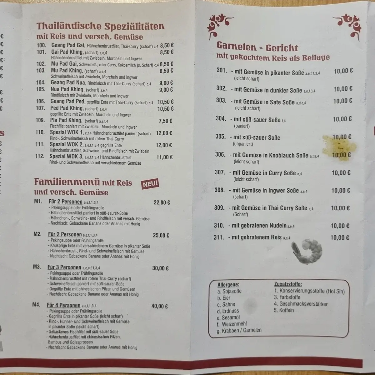 Speisekarte photo 2