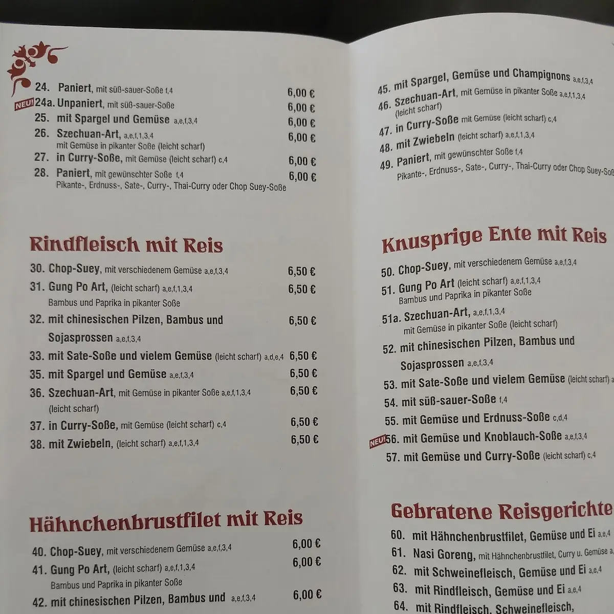 Speisekarte photo 3
