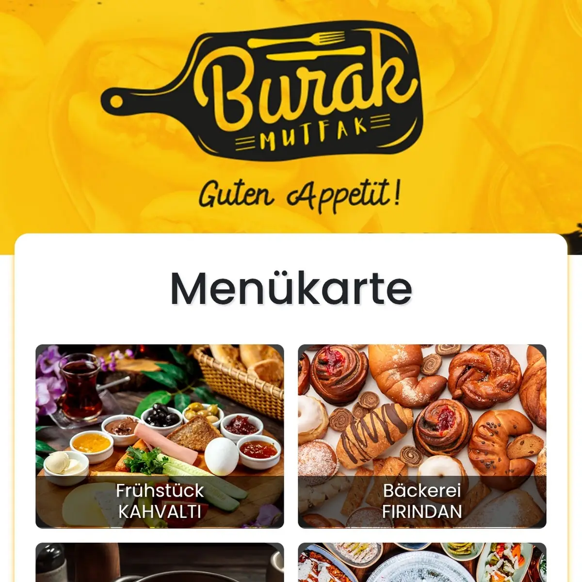 Speisekarte, Burak Gurme