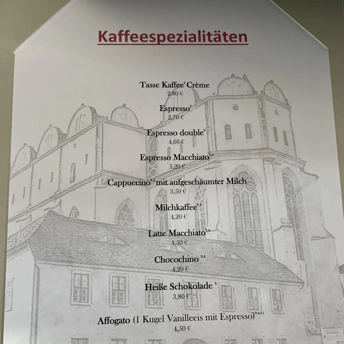 Speisekarte photo 3