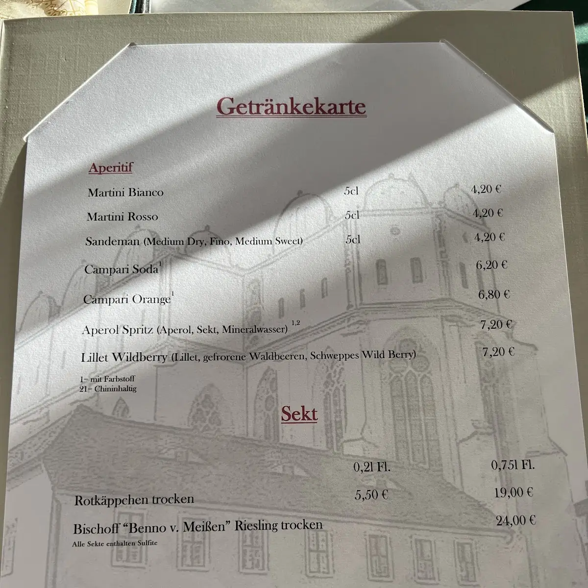 Speisekarte photo 5