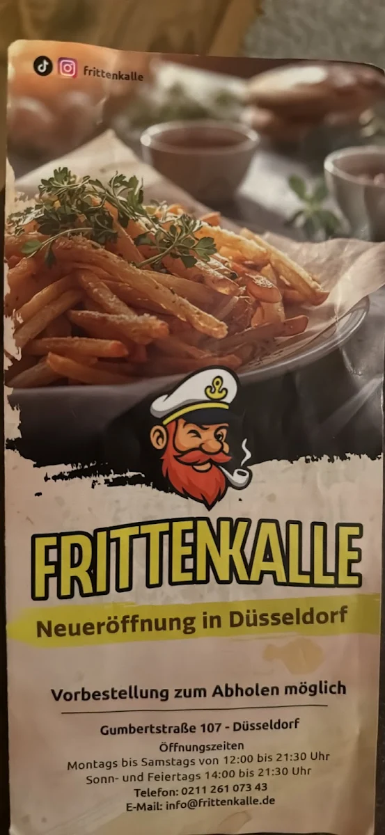 Speisekarte, Frittenkalle