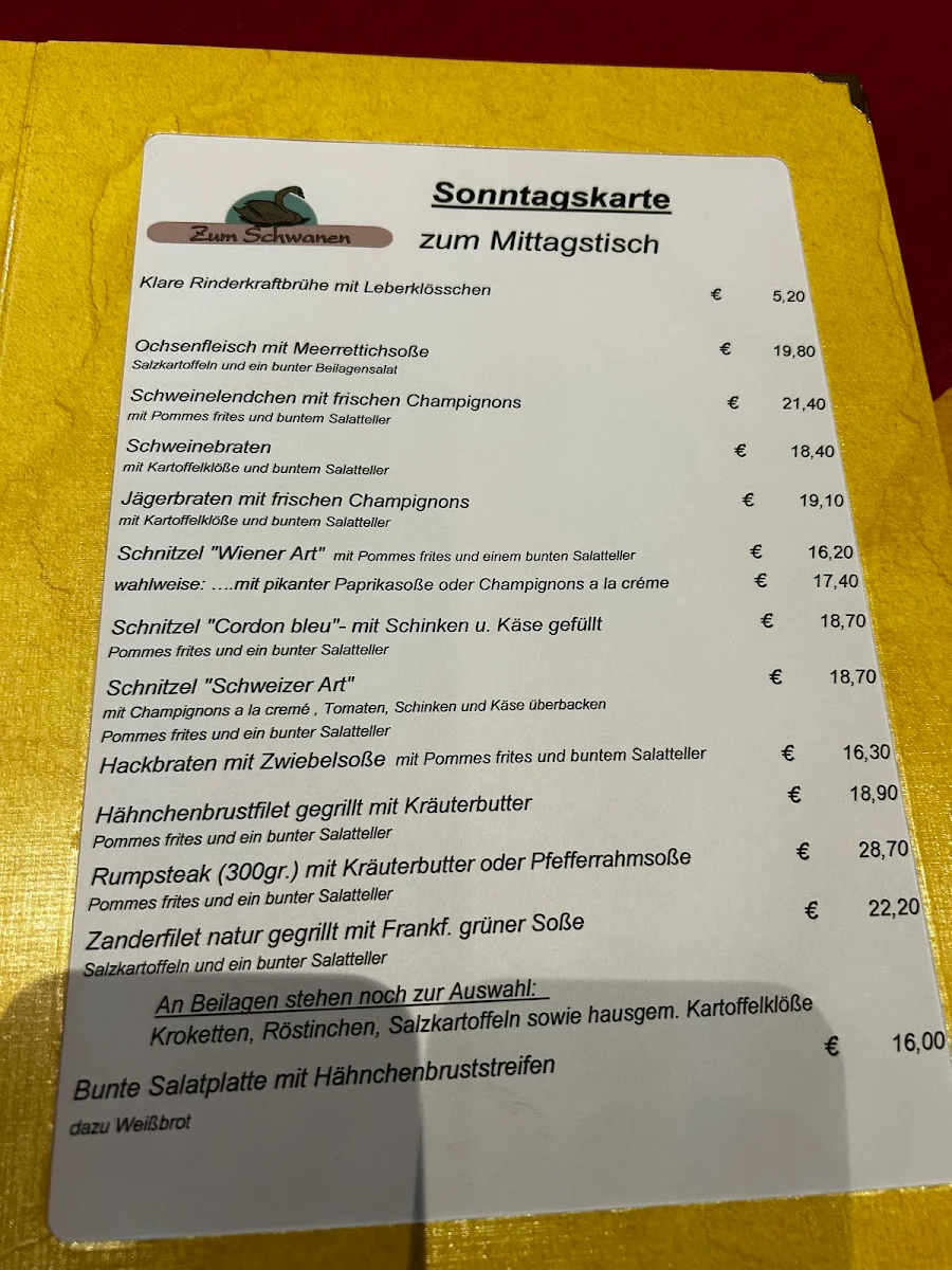 Speisekarte photo 1