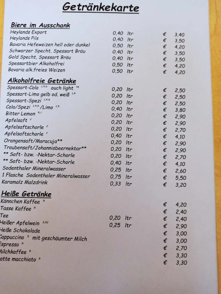 Speisekarte photo 3