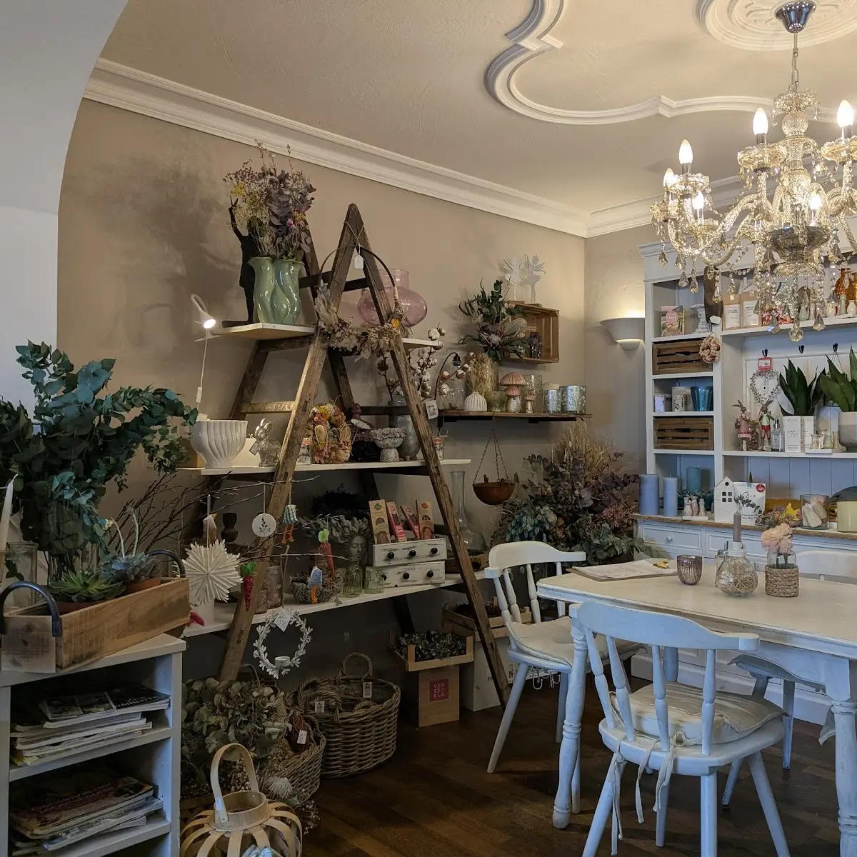Atmosphäre, Blumen-Café LaFleur