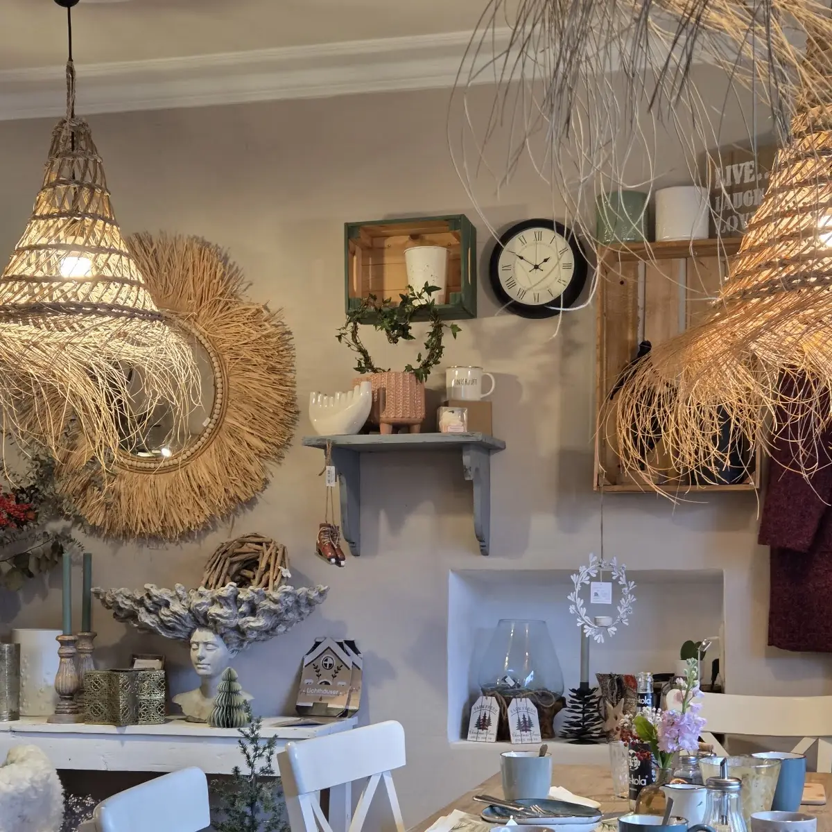 Atmosphäre, Blumen-Café LaFleur