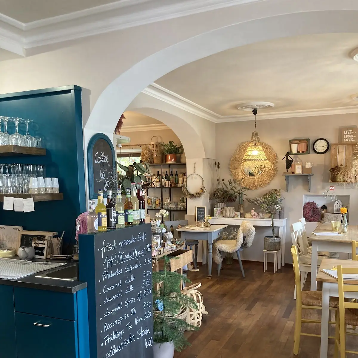 Atmosphäre, Blumen-Café LaFleur